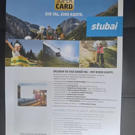 Chalet Stubai Fulpmes Exterior foto
